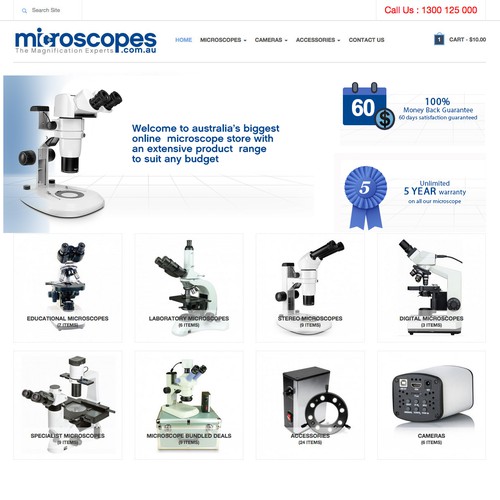 Microscopes.com.au -------------------------------------------- Banner Redesign Design by MargretSofia