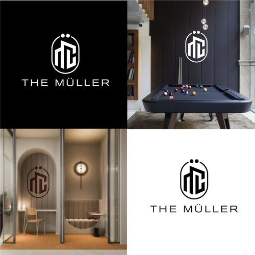 Want a challenge? Use the umlaut  - create a luxury logo for an apt building – The Müller Diseño de S.H Designs