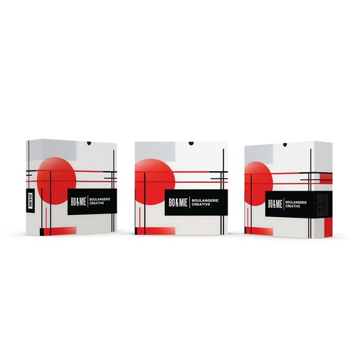 Design a box for the #1 fast growing french bakery company ! Design by Shark1@
