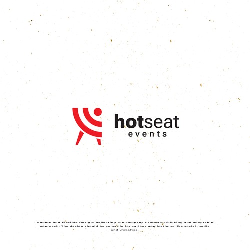 Impactful Logo For 'Hot Seat Events' – Learn from Industry Experts Through Livestreams & Events. Design by harivas