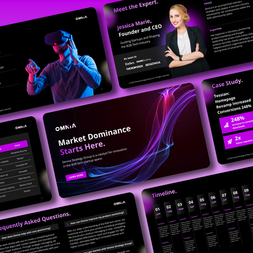 Design the Future - A Contest to Craft the Ultimate Tech-Inspired Slide Deck Design by Mersi