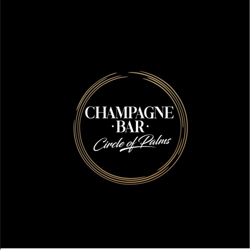 Luxury and modern Champagne Bar logo Design by Dee29ers