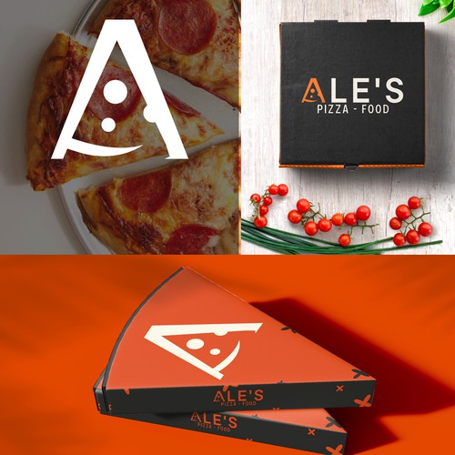 Diseño de Rebrend Ale's pizza (Pizzeria da asporto) de S H A Y