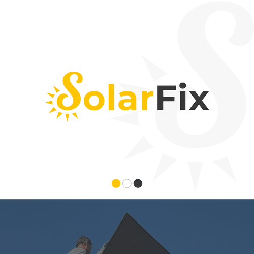 help us reveal the newest face of the solar repair industry - SolarFix Design by C.K. Desiigns