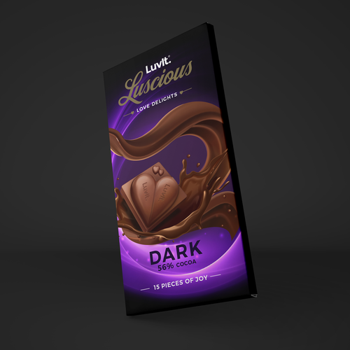 Design a standout label for a Premium Chocolate Homepack Design réalisé par Zaineasca