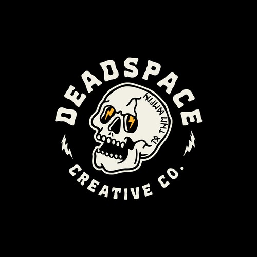 I need a sick hand drawn/sticker style skull logo Design by SEVEN 7