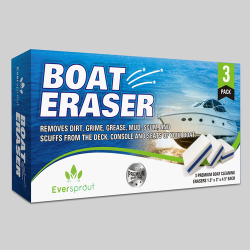 Boat Scuff Erasers - 3 Erasers