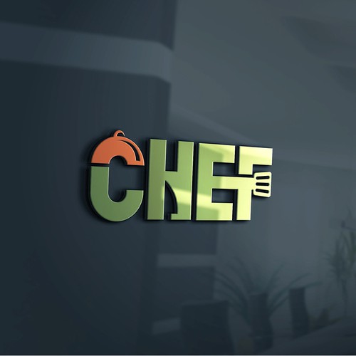 "CHEF": Food & Cooking Social Media Logo Design by SimpleDezign