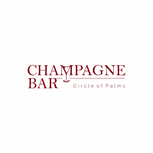 Luxury and modern Champagne Bar logo Design réalisé par PATIS