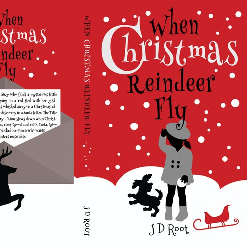 Design a classic Christmas book cover. Design by iMAGIngarCh+