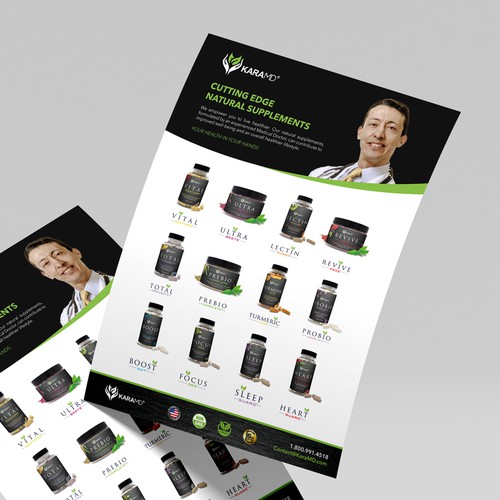 KaraMD Product Handout Design by Crea8One