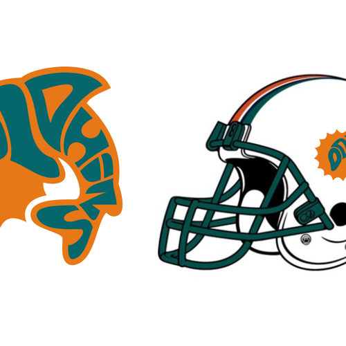 99designs community contest: Help the Miami Dolphins NFL team re-design its logo! Design by SilenceDesign