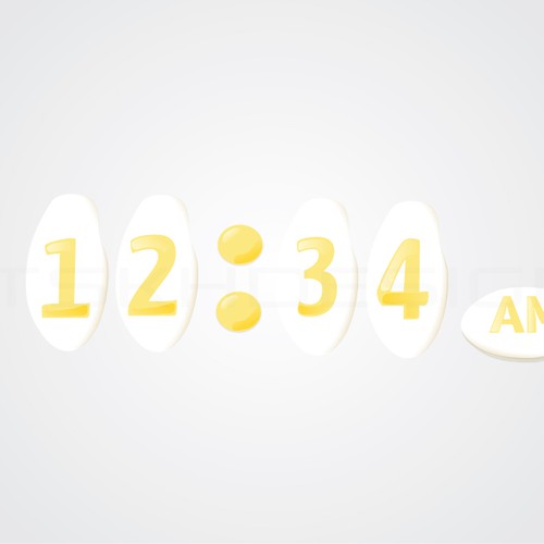 Create a Digital Clock for Clockton Design por ShadowWalker