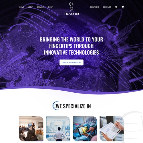 Technology Solutions Provider Website Design Framework Design by Jyotsna Dutta