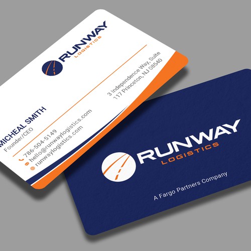 Design di Runway Logistics Business Card di Roni_