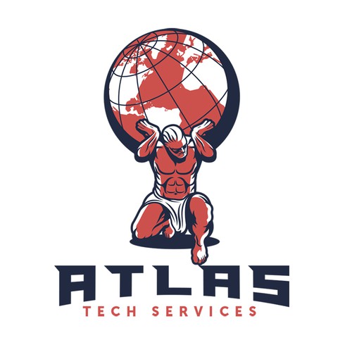 Guaranteed-  Create a logo and branding concept for Atlas Tech Services Design by Xinteki