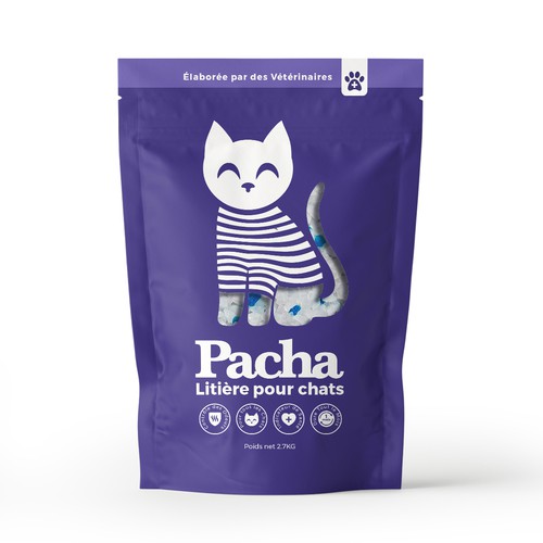 Cat Litter startup Minimalistic packaging - Contest Design by Nubia Design