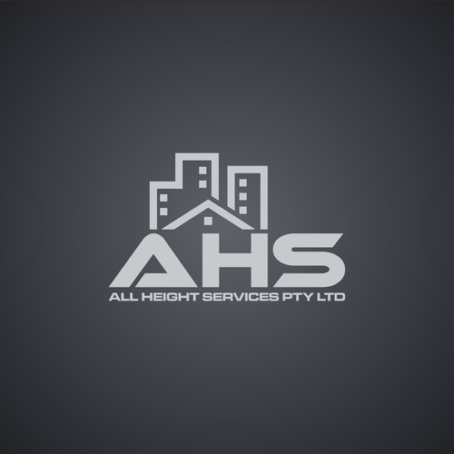 Create a height safety logo out of the letters 'AHS' Design by aznabel