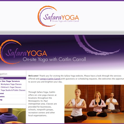 Safara Yoga seeks inspirational logo! Design by Butterflyiva