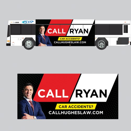 Bus Ad for Lawyer - Need diff styles Design by Sketch Media™