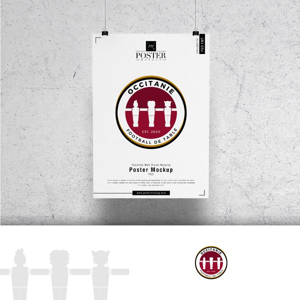 Design by 20-100 titled "Occitanie Football de Table"