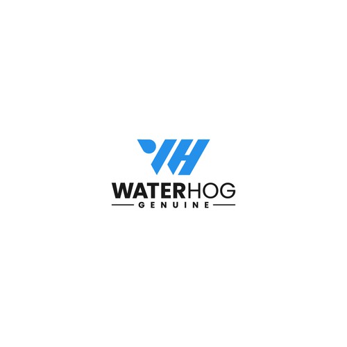 WaterHog Logo Design by _barna