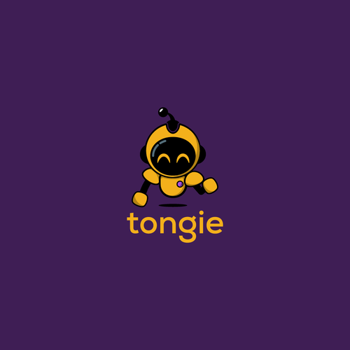 Design di Design Tongie's brand which is an A.I. boosted, language teaching mobile app di odle