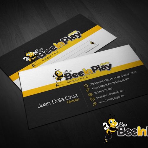 Help BeeInPlay with a Business Card Ontwerp door paolobagads