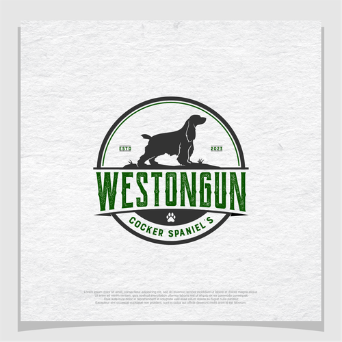 Design a Gundog logo for a working Cocker Spaniel establishment Design by via_oktav