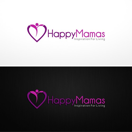 Create the logo for Happy Mamas: "Inspiration For Living" Réalisé par putracetol