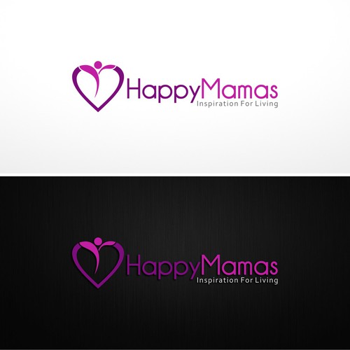 Create the logo for Happy Mamas: "Inspiration For Living" Design por putracetol