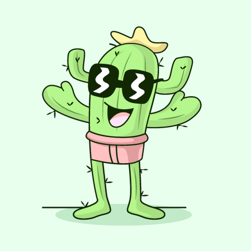 Illustrated Character Logo for Newsletter Design by AdriánKG