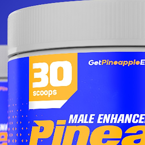 Label Design Pineapple express, A mens sexual supplement Design by rali_