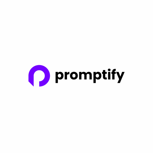 Modern, Simple and Sleek Logo for Promptify.com Design by - harmonika -