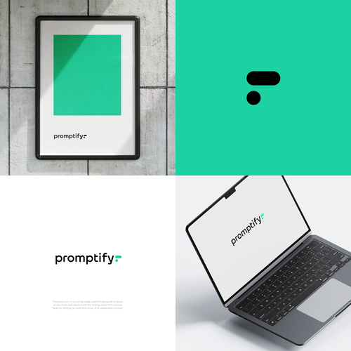 Modern, Simple and Sleek Logo for Promptify.com Design by mr.giraffe.design
