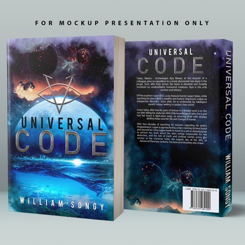 Universal Code Book Cover Design por Gd™