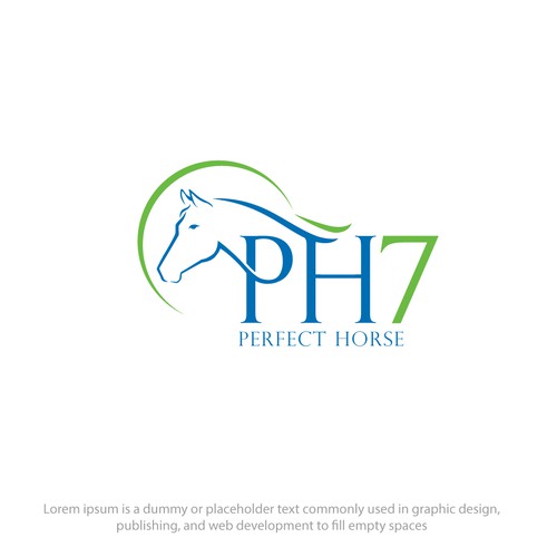 "Clean logo that pops for high-end equine supplement brand" winning Clothing or apparel