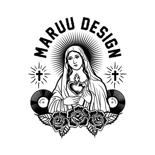 Maruu Designのために聖母マリアがモチーフのかっこいいパーカーをデザインしてください Clothing Or Apparel Contest 99designs