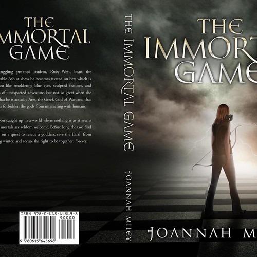 Unique book cover for suspenseful paranormal-romance novel! Design by PINTADO