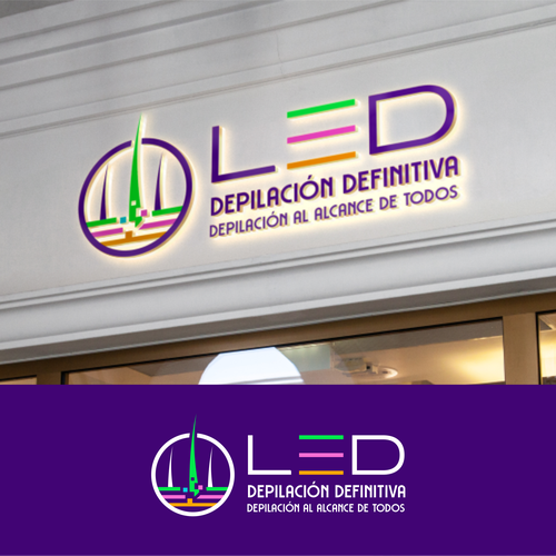 Diseño y Logo para Empresa de Depilación Definitiva Design by Elesense