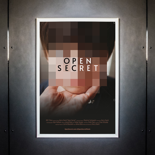 Design a poster for the documentary Open Secret Design by CreamCreative