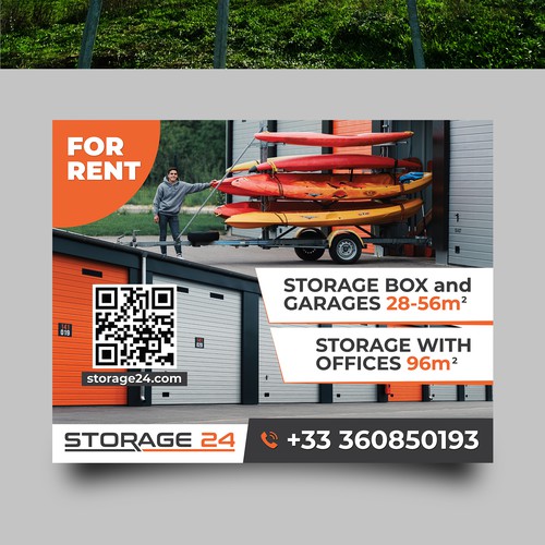 Creative banner design for a storage company Design by deehage