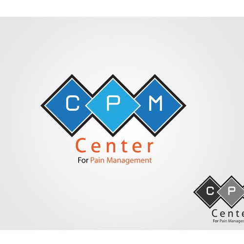 Center for Pain Management logo design デザイン by guearyo