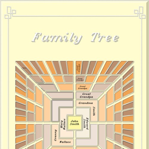 Design a unique and stylish way of showing the family tree Design by GRAOGRAMAN