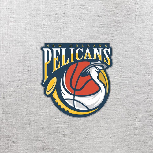 99designs community contest: Help brand the New Orleans Pelicans!! Design réalisé par dinoDesigns