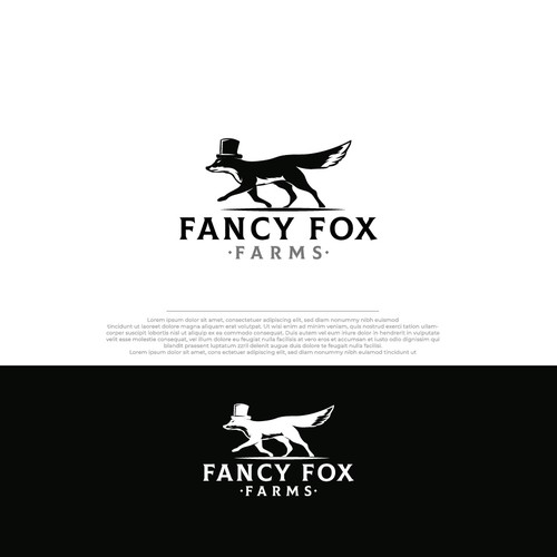 The fancy fox who runs around our farm wants to be our new logo! Réalisé par luhisan_ ™