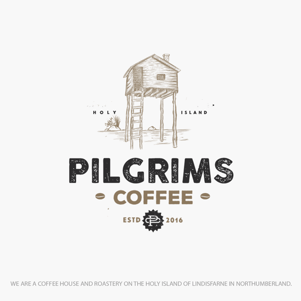 Logo design concept for a coffee roasting company