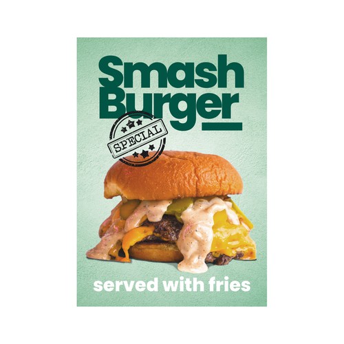 Smash Burger Marketing Materials Design by Shisiouk