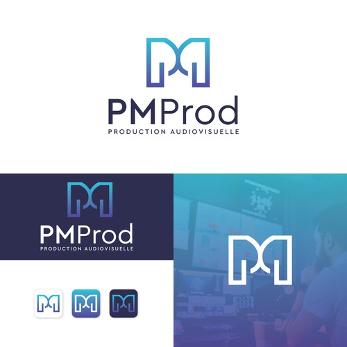 Modern and ambitious logo for a new Production Company (live recording, events production...) Diseño de PROKDESIGN