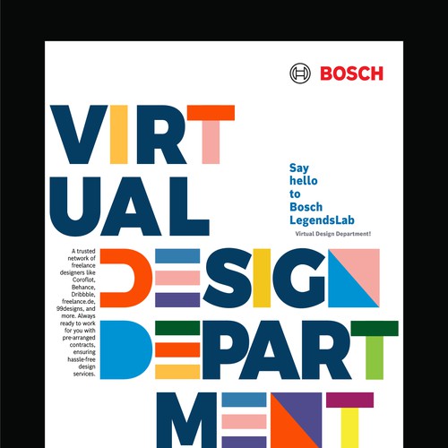 Flyer design for BOSCH; progressive service offering Design by Muhammad Shahrooz